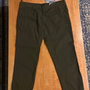 NWT Women's Prada Linea Rossa Cargo Pants Size IT 44 (US 6/8) Gabardine Leggings
